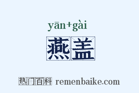 燕盖是什么意思的图片